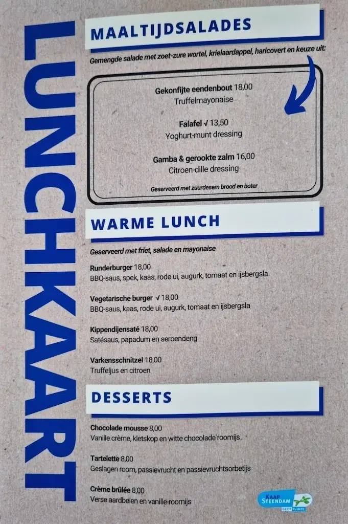 Menu_Kaap Steendam_Steendam_image_2