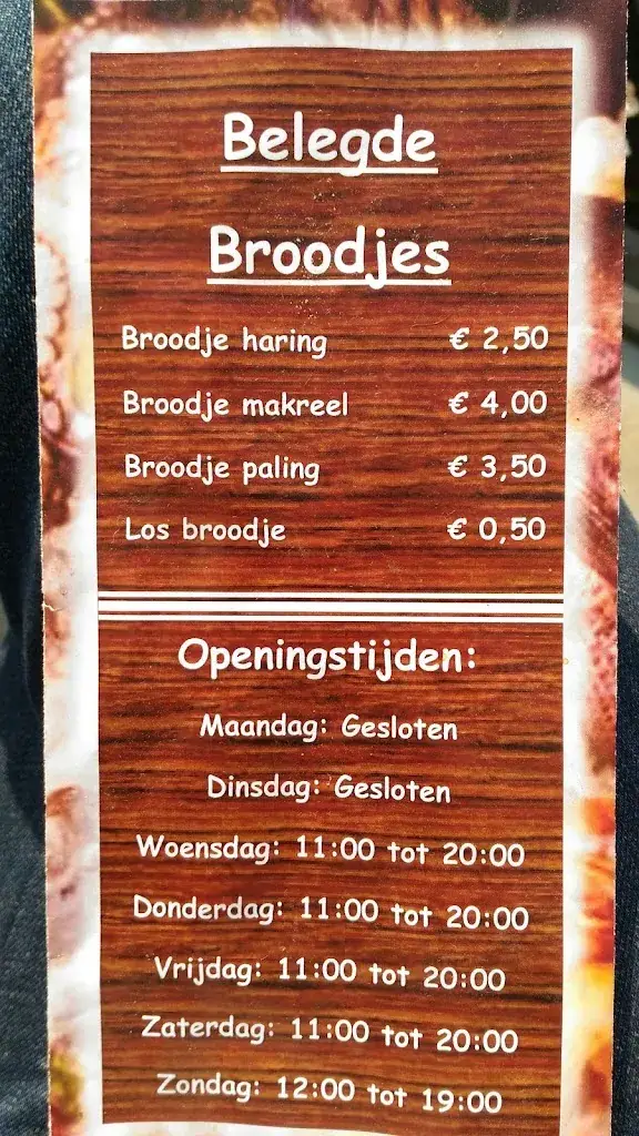 Menu_Bert's Vis-Stee_Zuidbroek_image_1