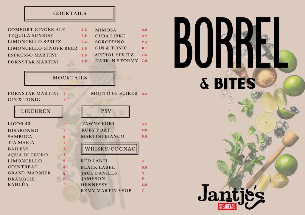 Menu_Jantje's Steakcafé_Groningen_image_4