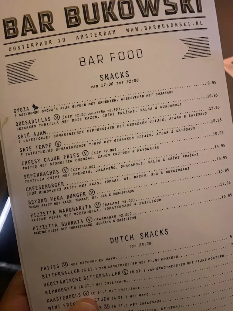 Menu_Bar Bukowski_Amsterdam_image_2
