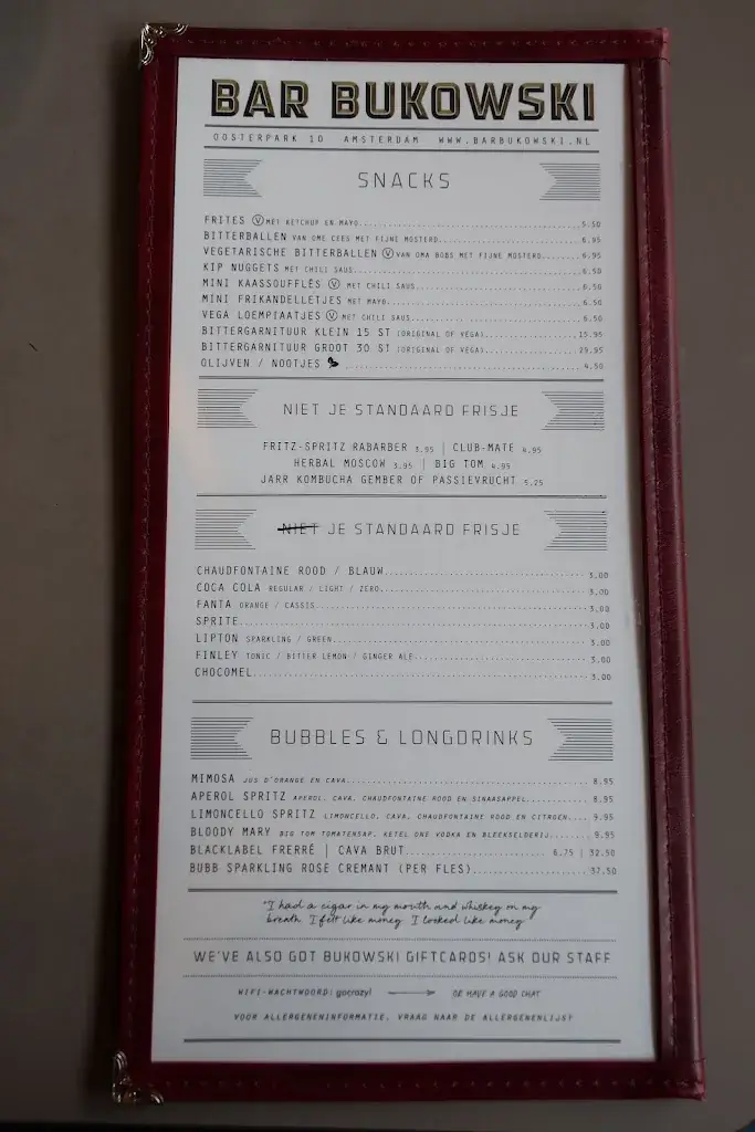 Menu_Bar Bukowski_Amsterdam_image_3