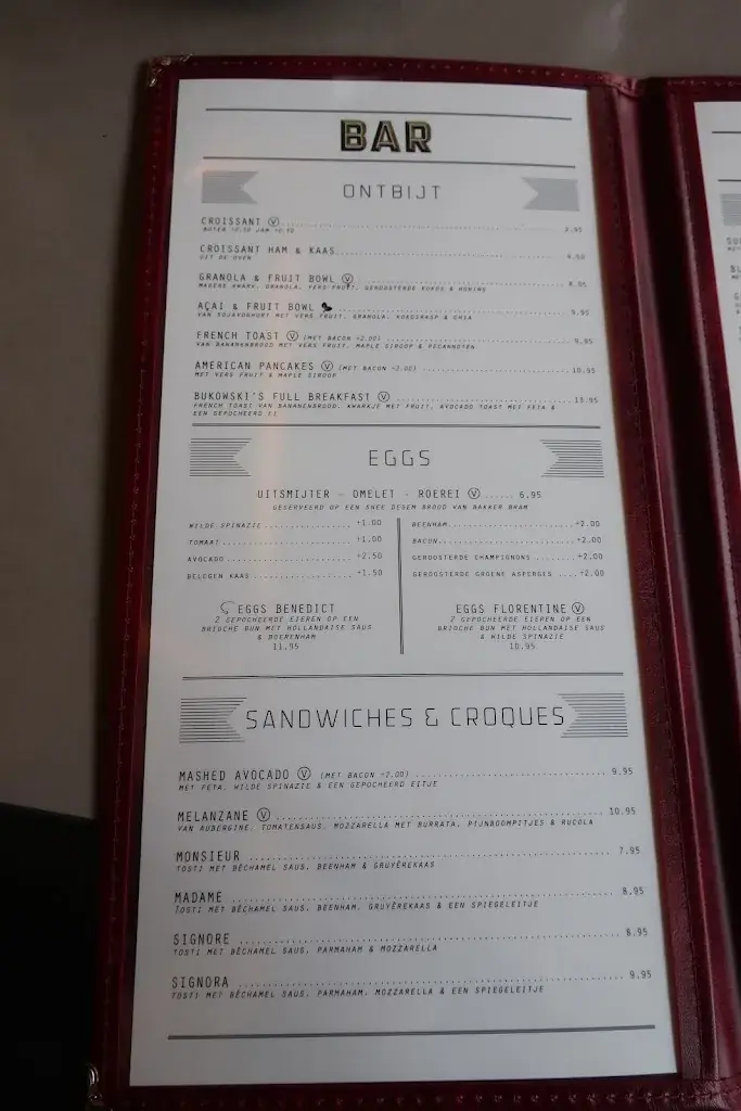 Menu_Bar Bukowski_Amsterdam_image_4