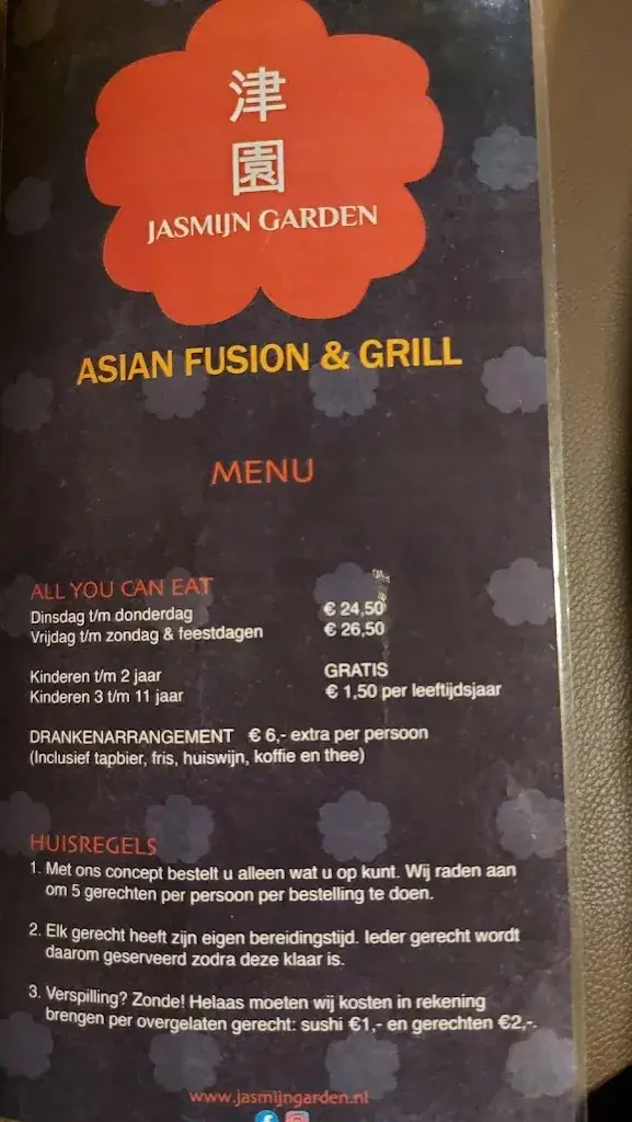 Menu_Restaurant Jasmijn Garden | Wok Live Cooking & Buffet_Assen_immagine_4