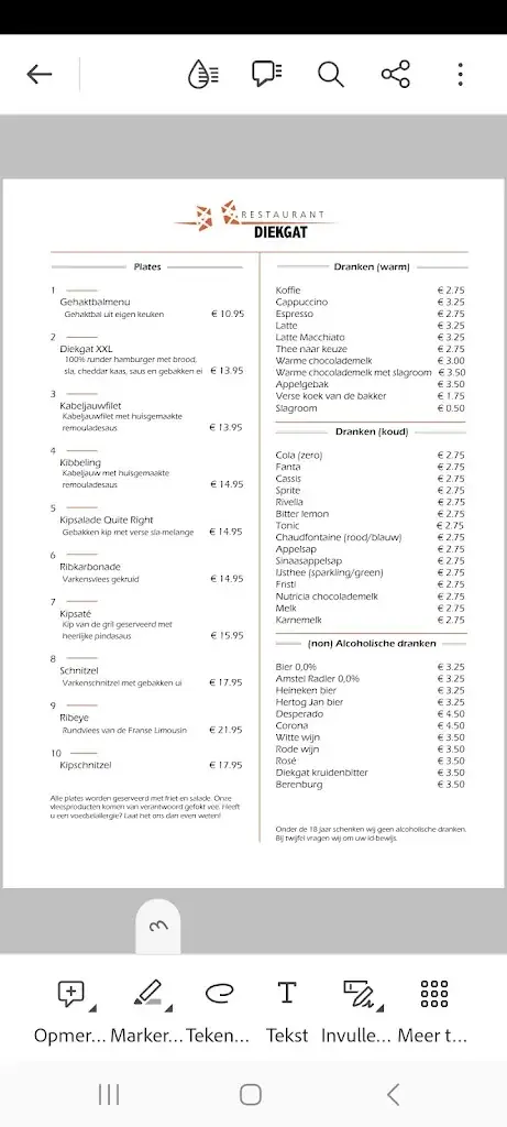 Menu_Restaurant Diekgat_Eemshaven_image_2