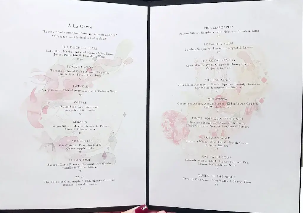 Menu_THE DUCHESS_Amsterdam_image_3