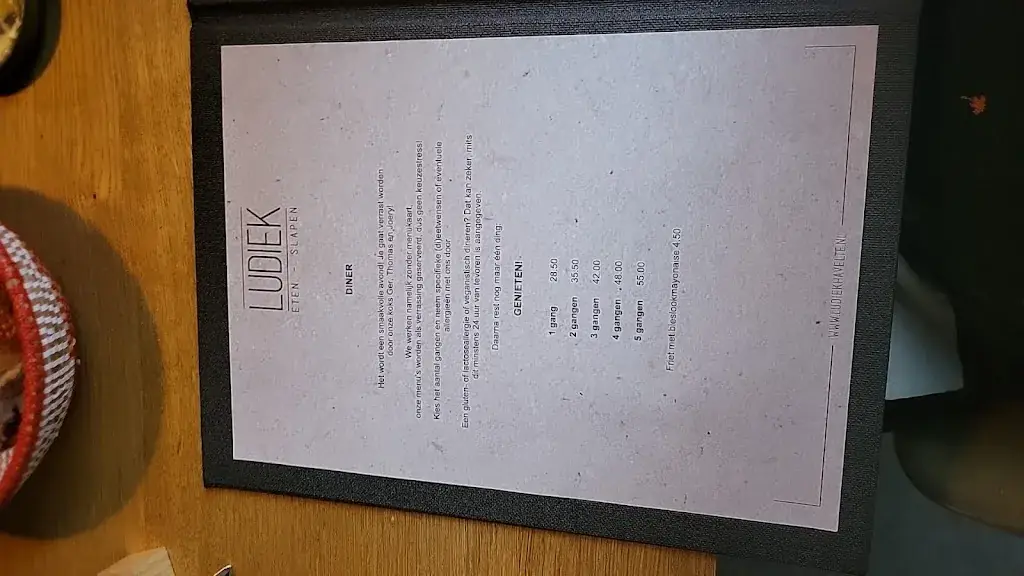 Menu_LUDIEK eten - slapen_Havelte_immagine_2