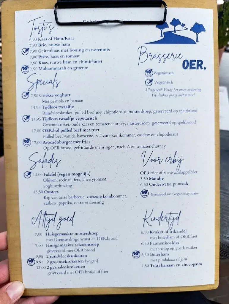 Menu_Brasserie OER._Havelte_image_1