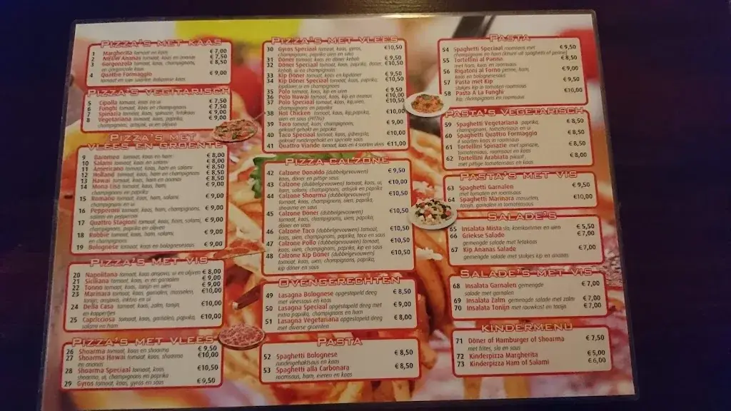 Menu_Pizzeria & Grillroom Mona Lisa_Beegden_image_1