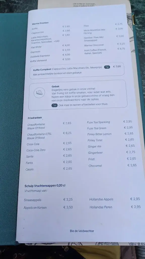 Menu_Bie de Veldwachter_Amstenrade_image_2