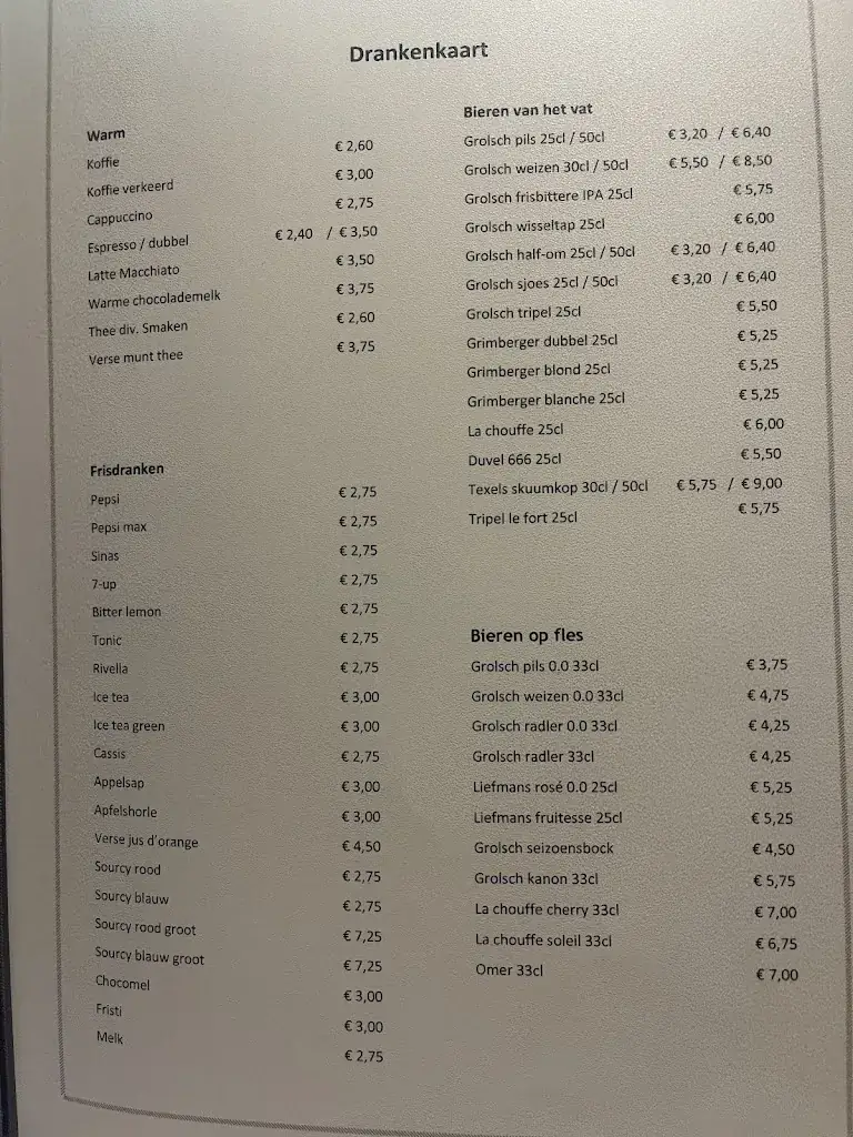 Menu_Restaurant De Oude Hoeve_Arcen_image_1