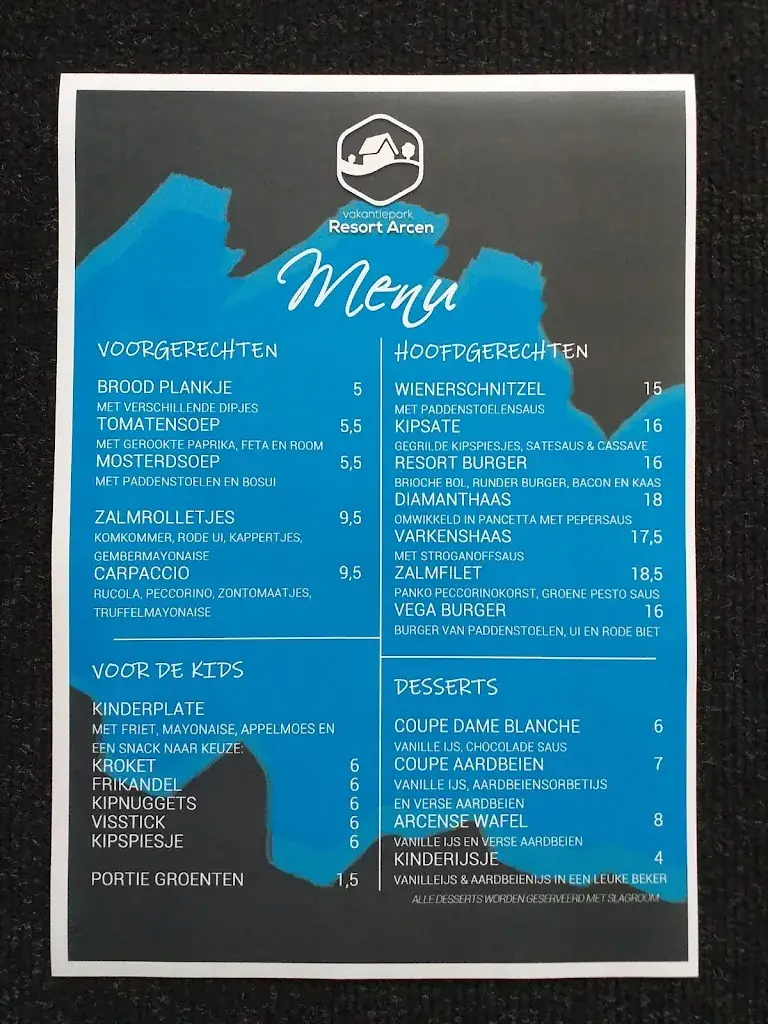 Menu_Restaurant Resort Arcen_Arcen_imagen_1