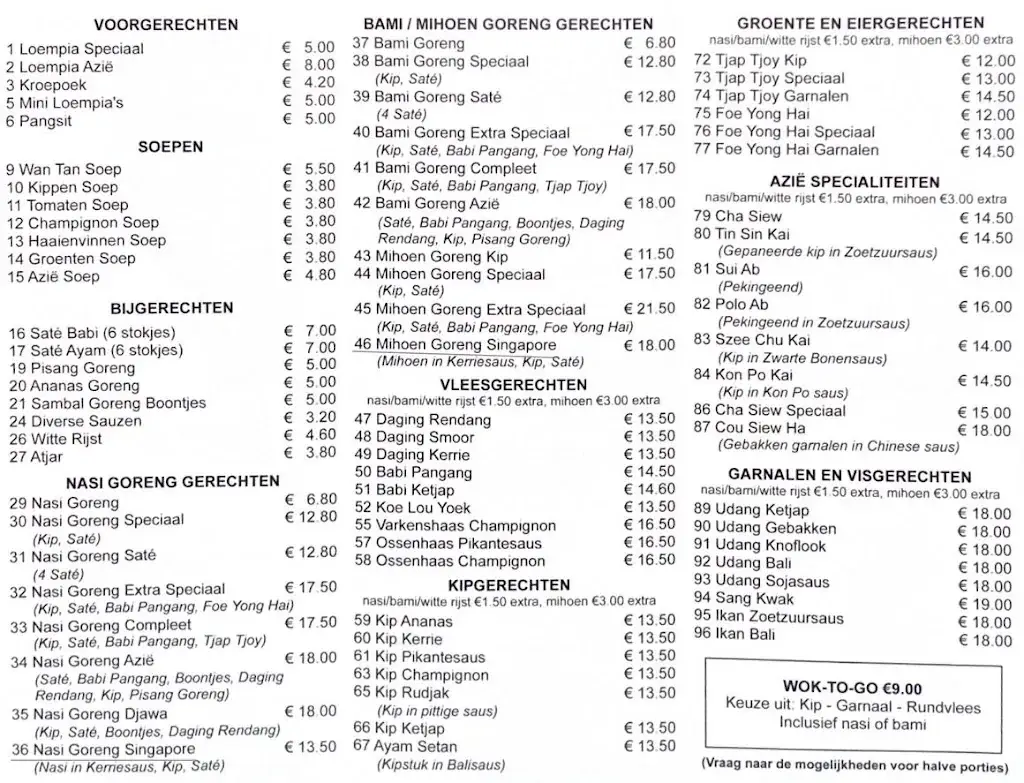 Menu_Chinees Restaurant Azië / Wok Beringe_Beringe_image_2