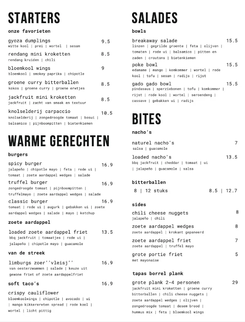 Menu_Restaurant Breakaway_Geertruid_image_1