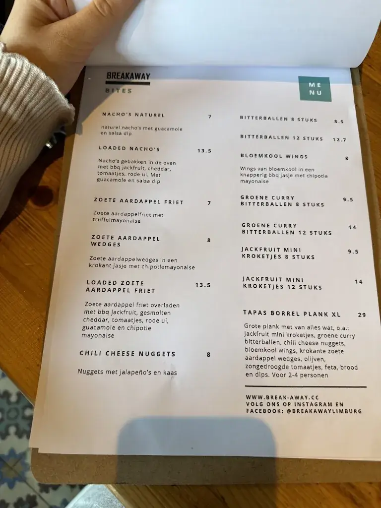 Menu_Restaurant Breakaway_Geertruid_image_4