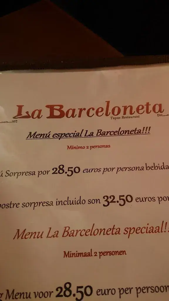 Menu_La Barceloneta_Gronsveld_image_1