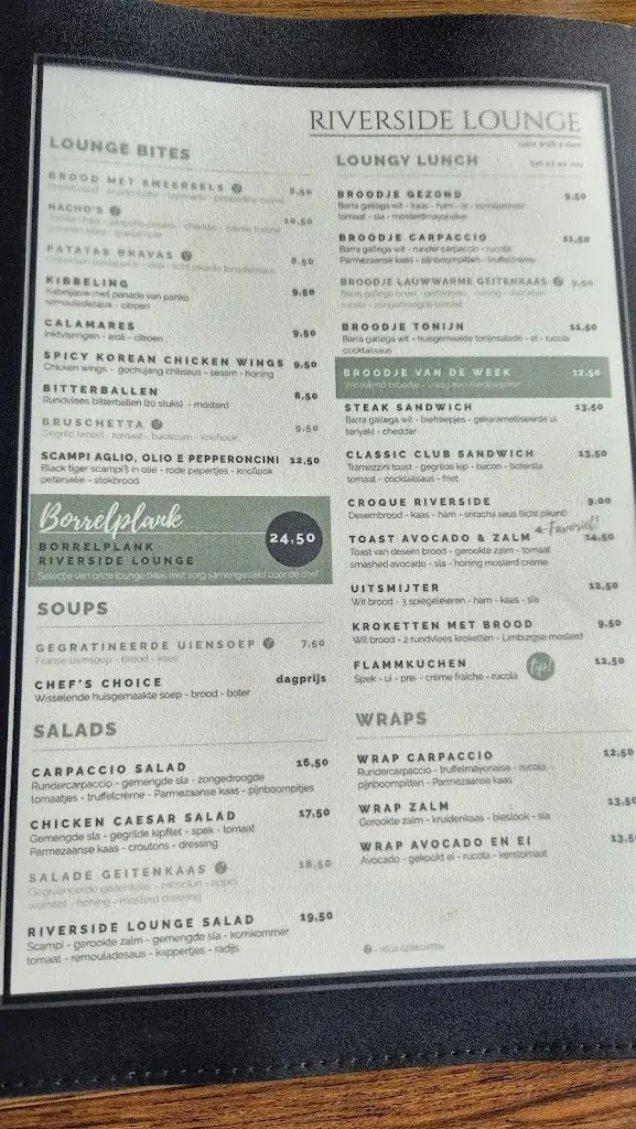 Menu_Riverside Lounge Maasbracht_Maasbracht_image_1