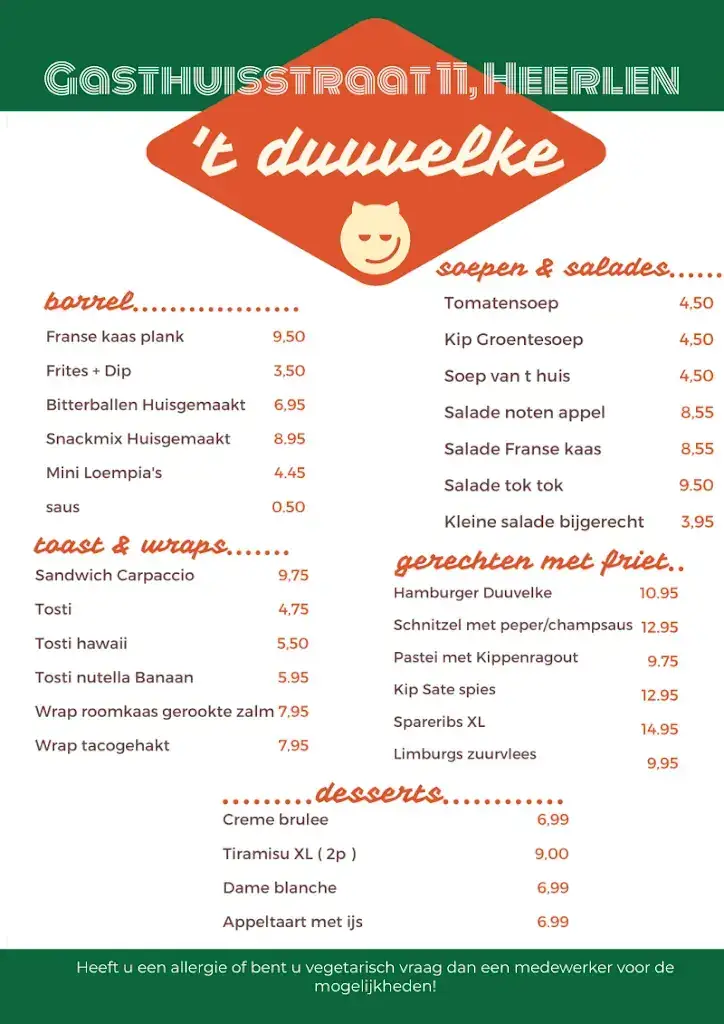 Menu_'t Duuvelke heerlen_Heerlen_image_2