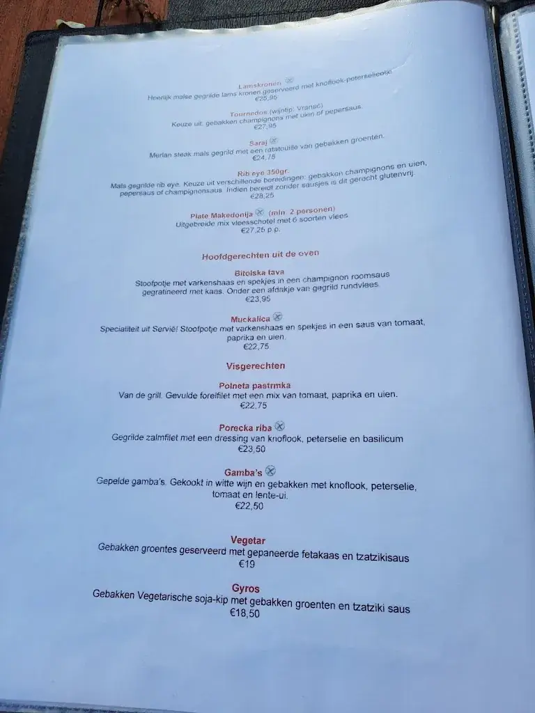 Menu_Balkan restaurant Ohrid_Hoogeveen_image_1