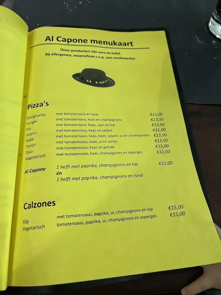 Menu_Al Capone Heerlen_Heerlen_immagine_2