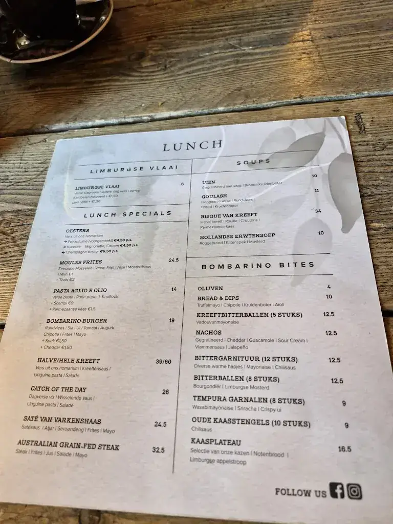 Menu_Restaurant Bombarino_Valkenburg_image_1