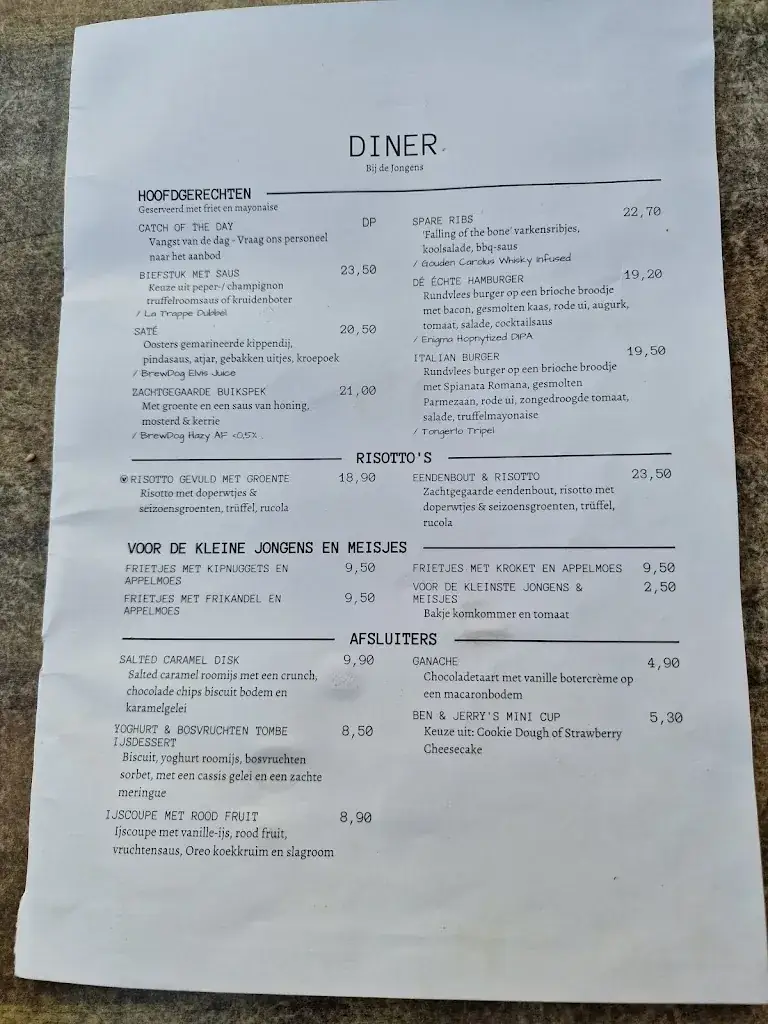 Menu_Bij De Jongens Valkenburg_Valkenburg_image_2