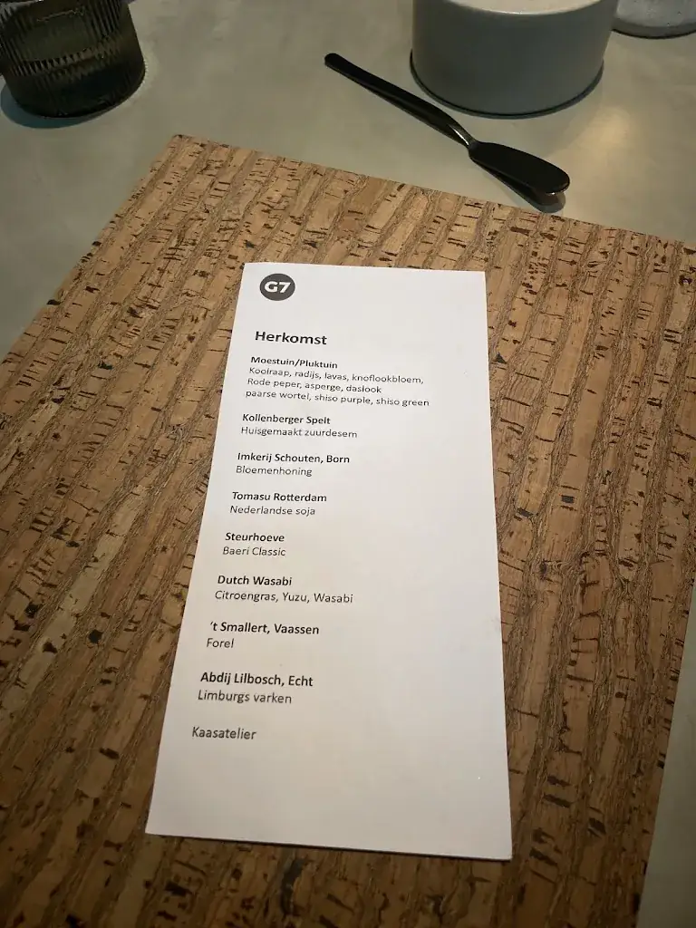 Menu_G7 Restaurant_Sittard_image_2