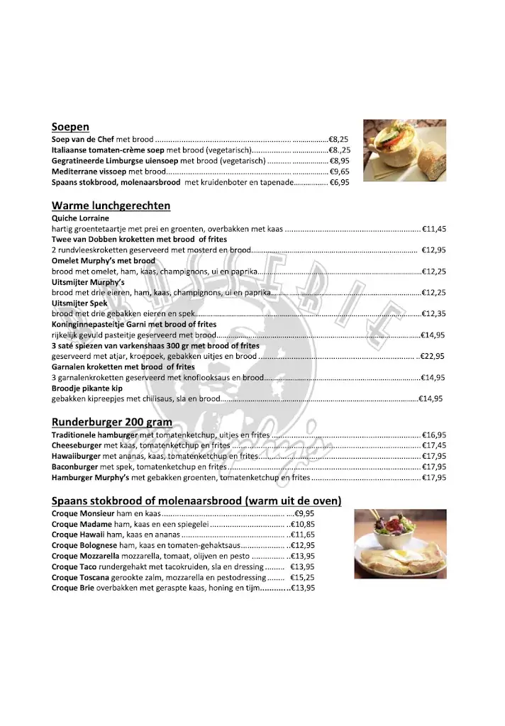 Menu_Brasserie Murphy's Ontbijt-Lunch & Diner_Sittard_image_3