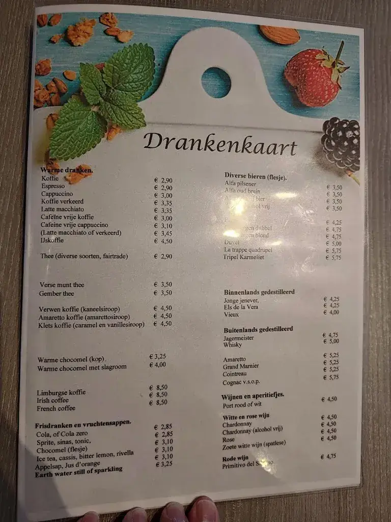 Menu_Petit Restaurant Lunchroom Le Clochard_Sittard_image_2