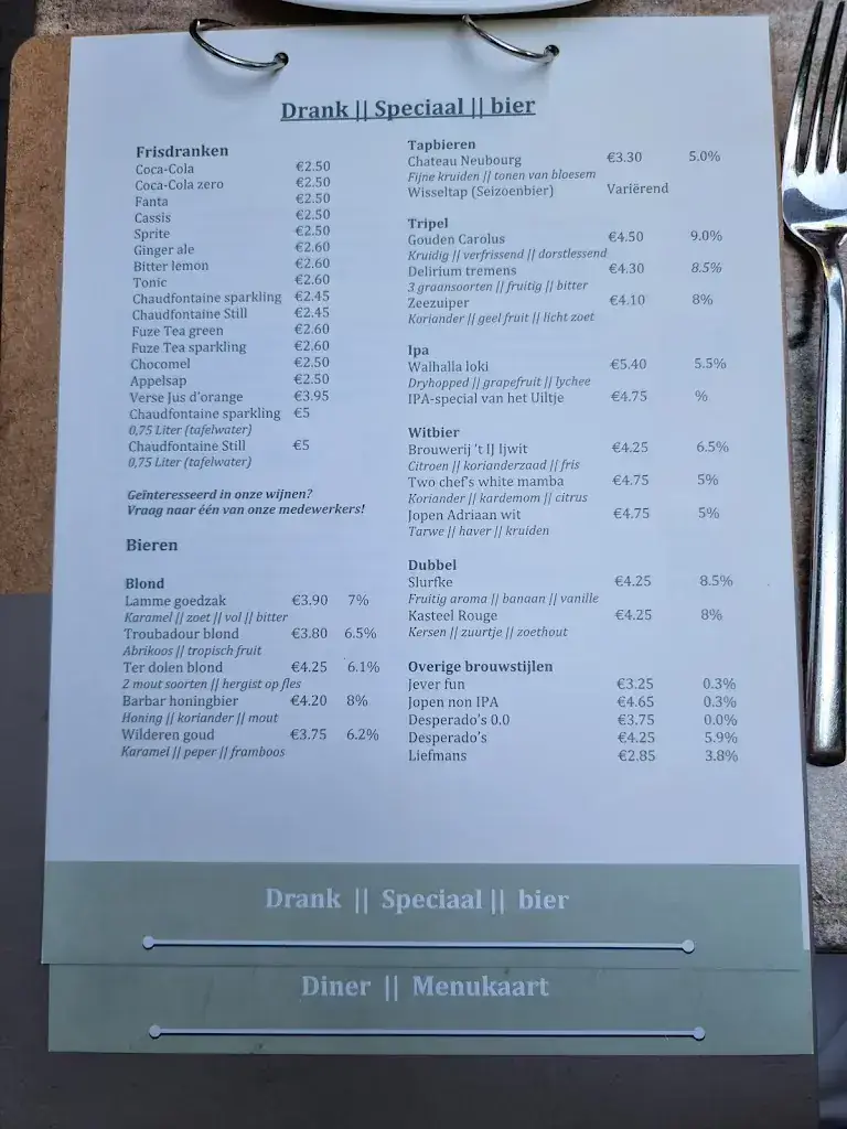 Menu_Restaurant CONCON_Elsloo_image_1