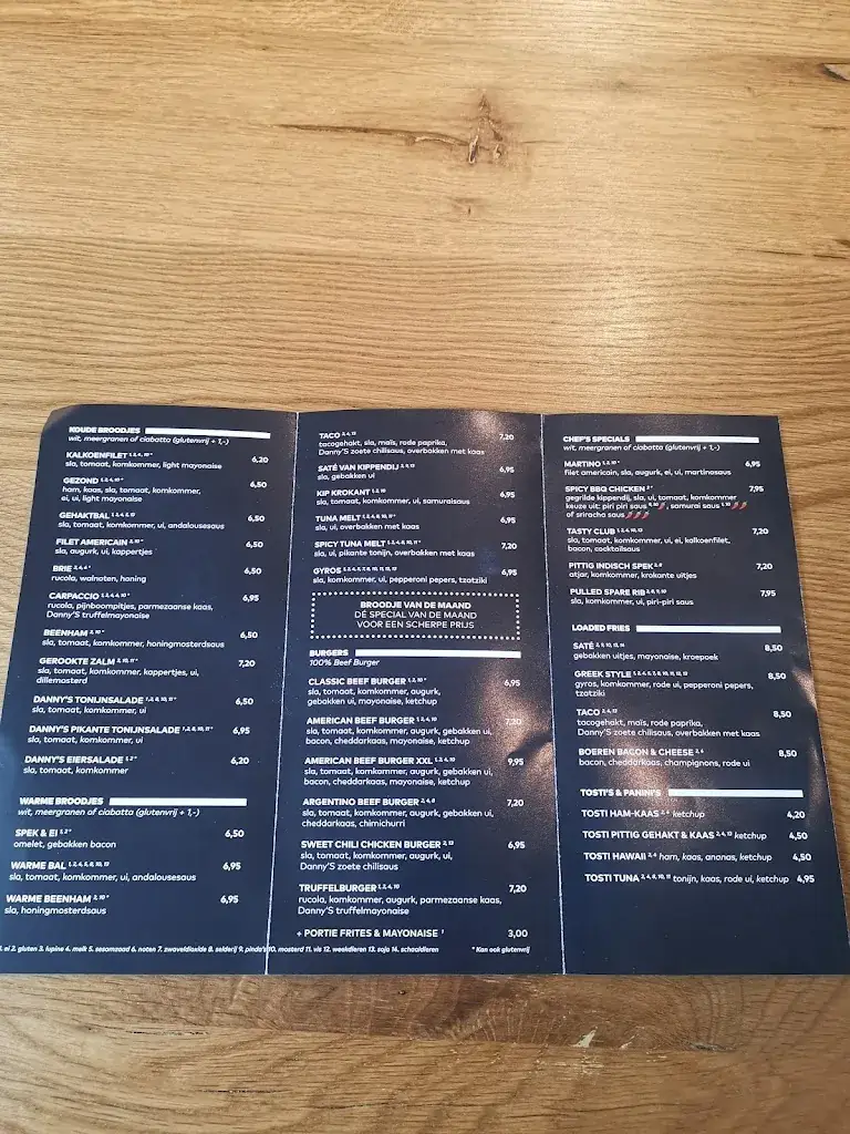 Menu_Danny'S_Elsloo_image_1