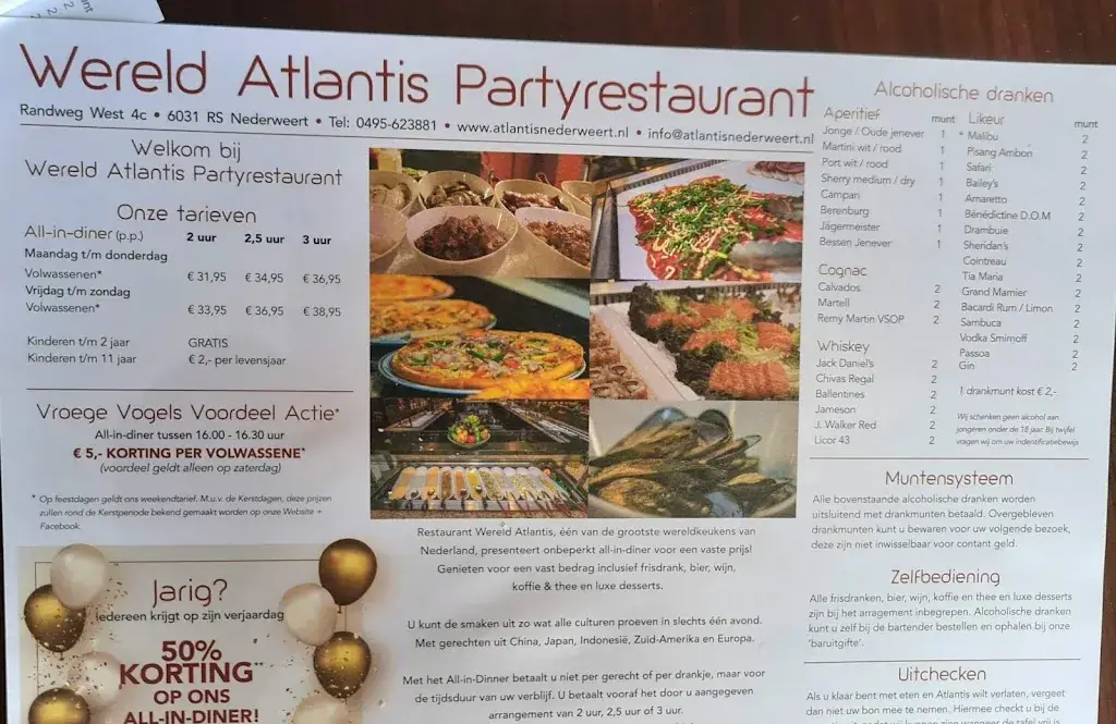 Menu_Wereldrestaurant Atlantis_Nederweert_image_3