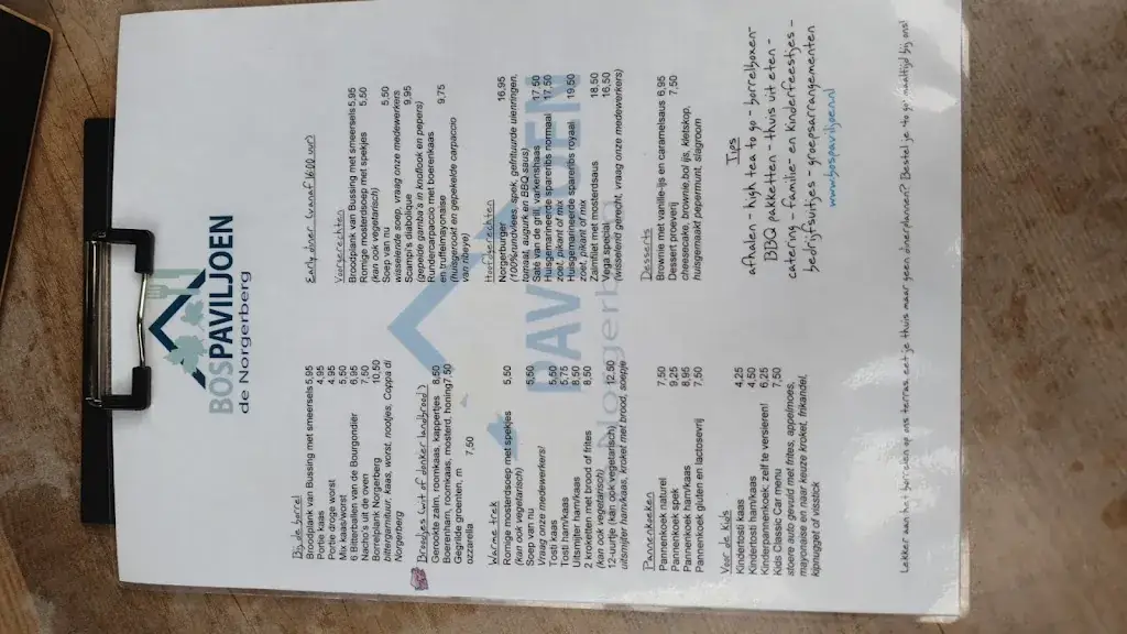 Menu_Bospaviljoen De Norgerberg_Norg_immagine_3