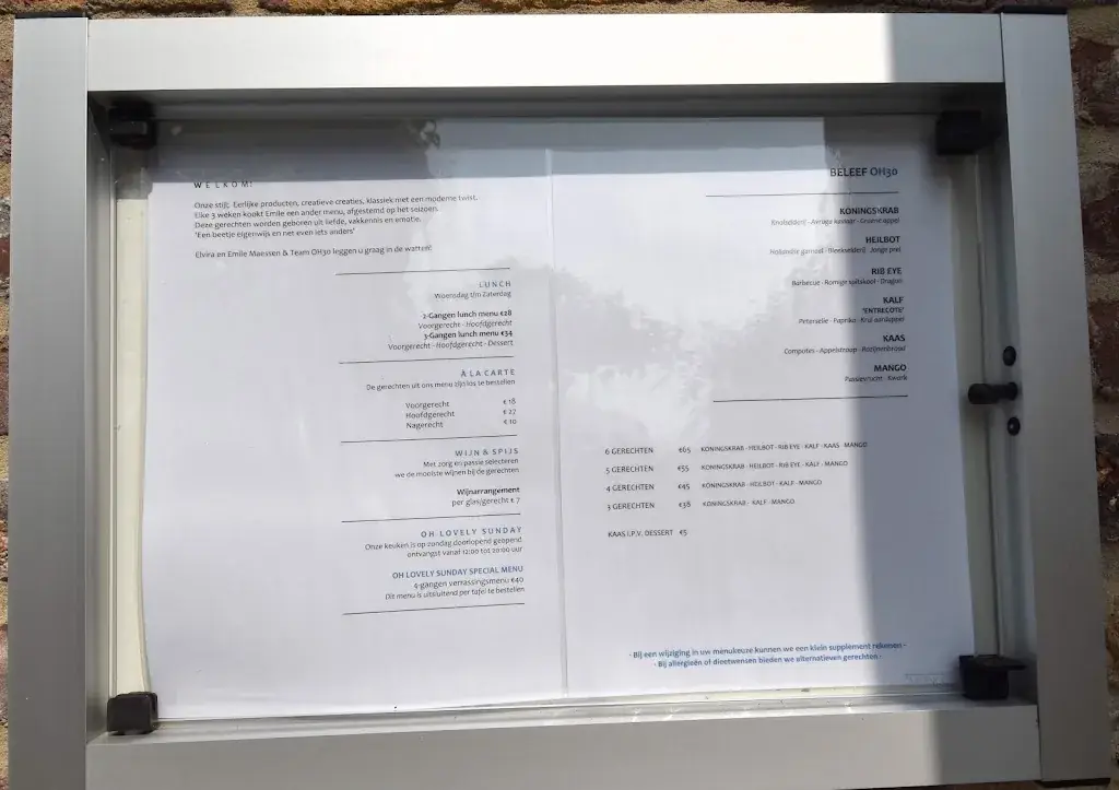 Menu_Restaurant OH30_Weert_immagine_3