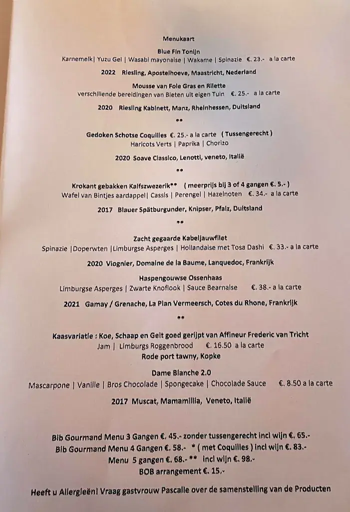 Menu_Restaurant Herberg Stadt Stevenswaert_Stevensweert_image_1