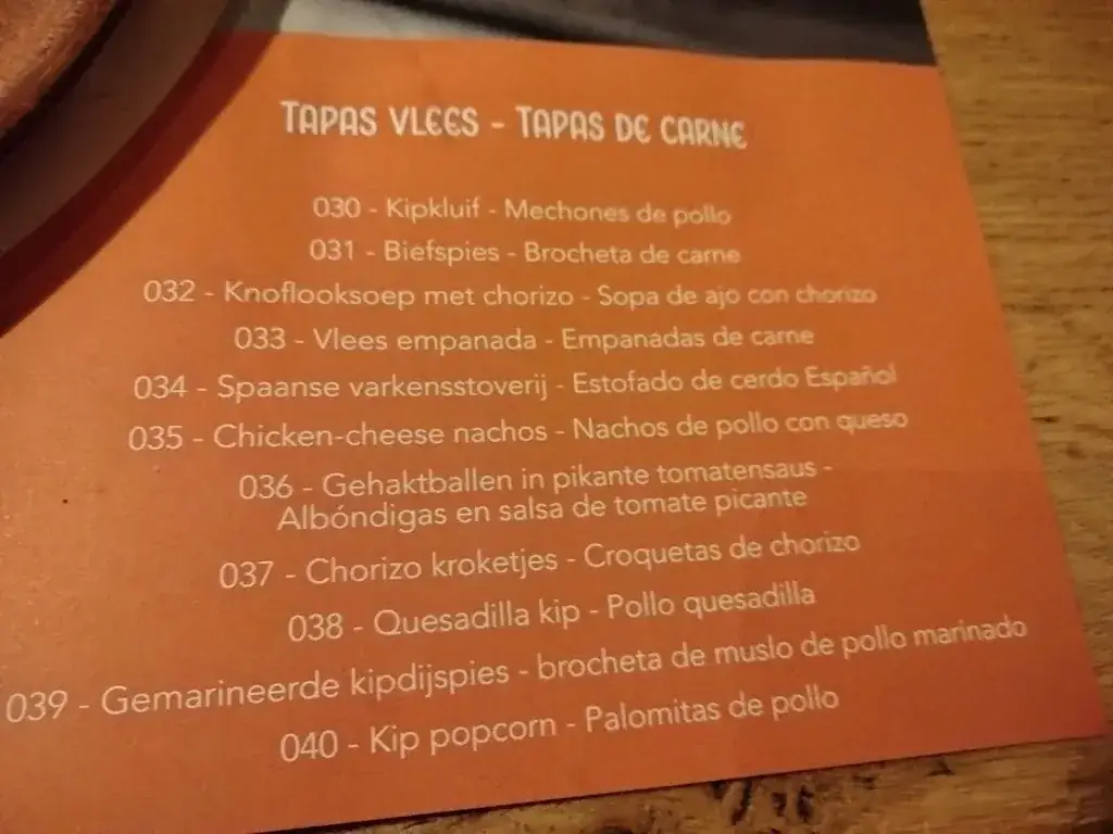 Menu_El Paso Tapas_Geleen_image_3