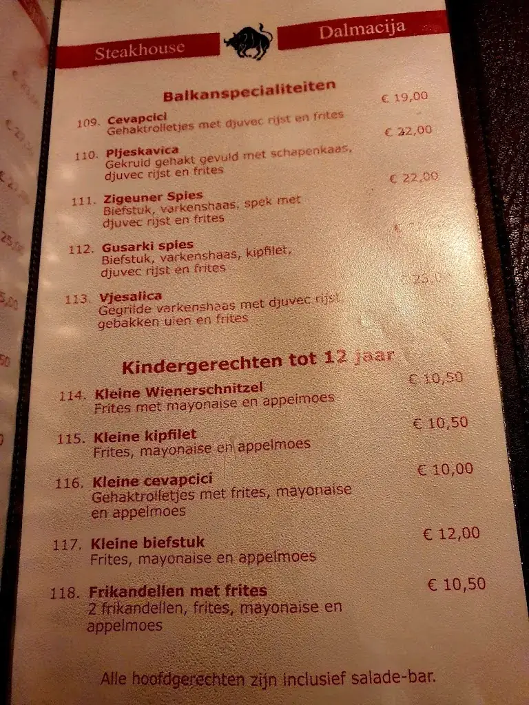 Menu_Dalmacija Restaurant_Brunssum_image_1