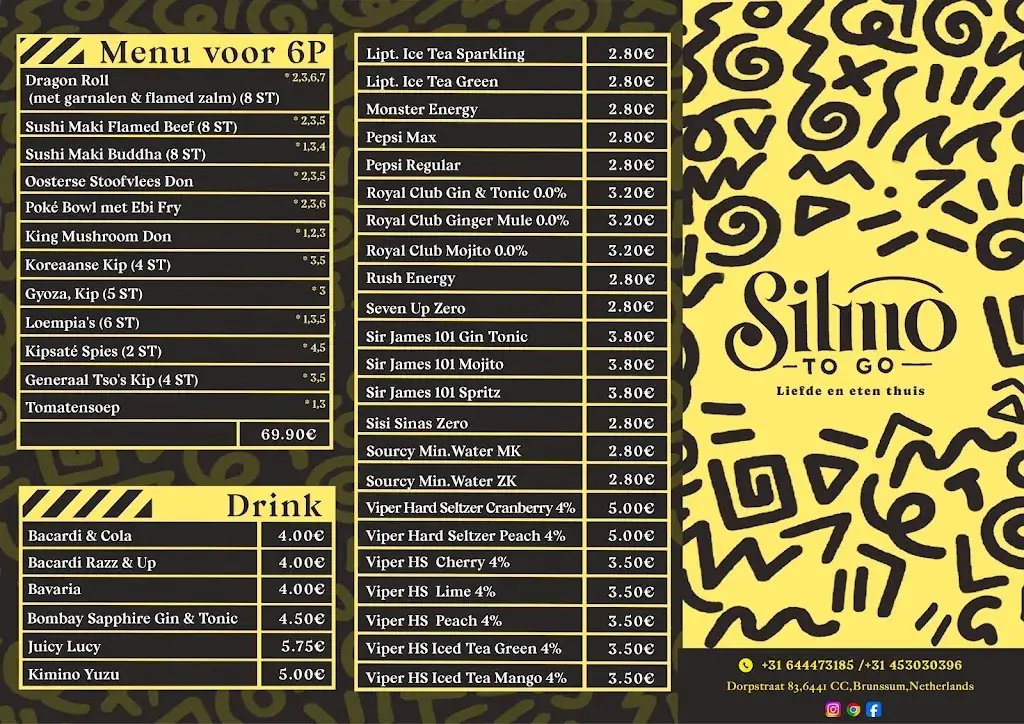 Menu_Silmo Togo Brunssum_Brunssum_image_3
