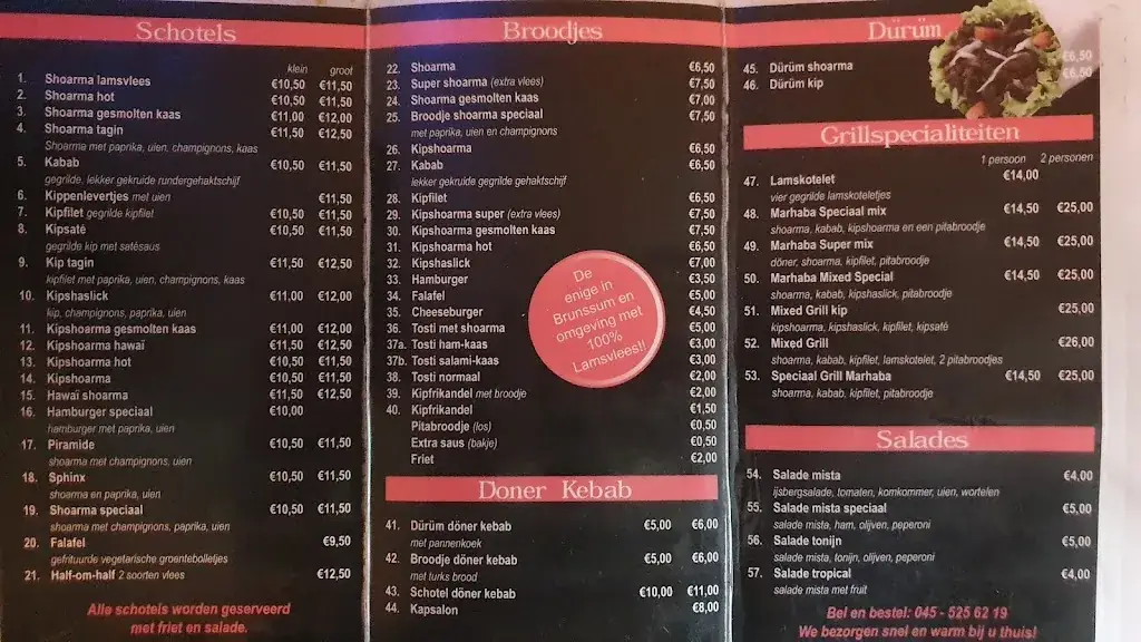 Menu_Grillroom Marhaba-Brunssum_Brunssum_immagine_1