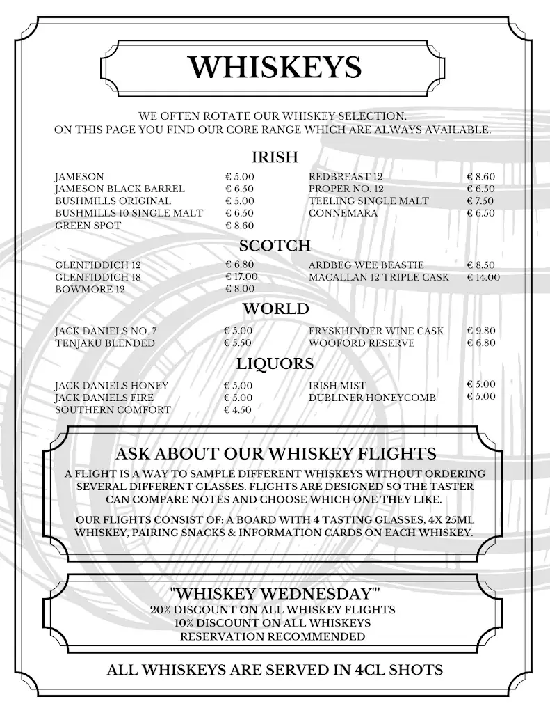 Menu_O'Ryans Irish Pub_Brunssum_imagen_1