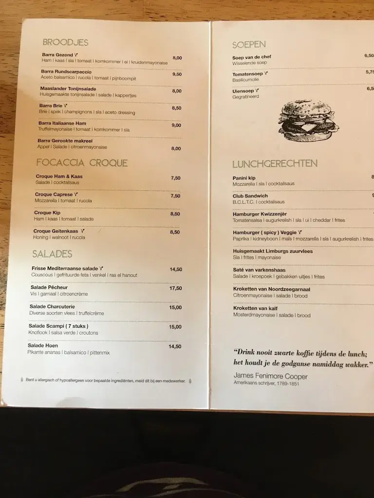Menu_De Kwizzenjèr_Gronsveld_image_1
