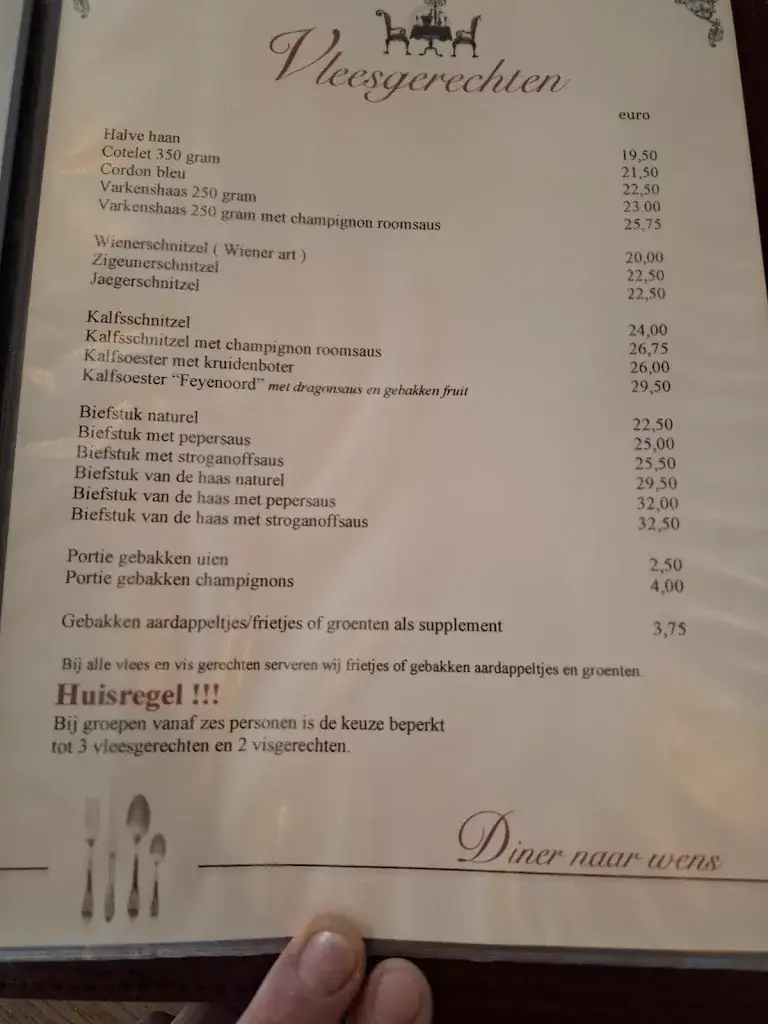 Menu_Café Restaurant Feyenoord_Nunhem_image_1