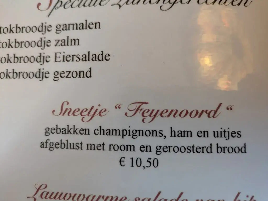 Menu_Café Restaurant Feyenoord_Nunhem_image_2