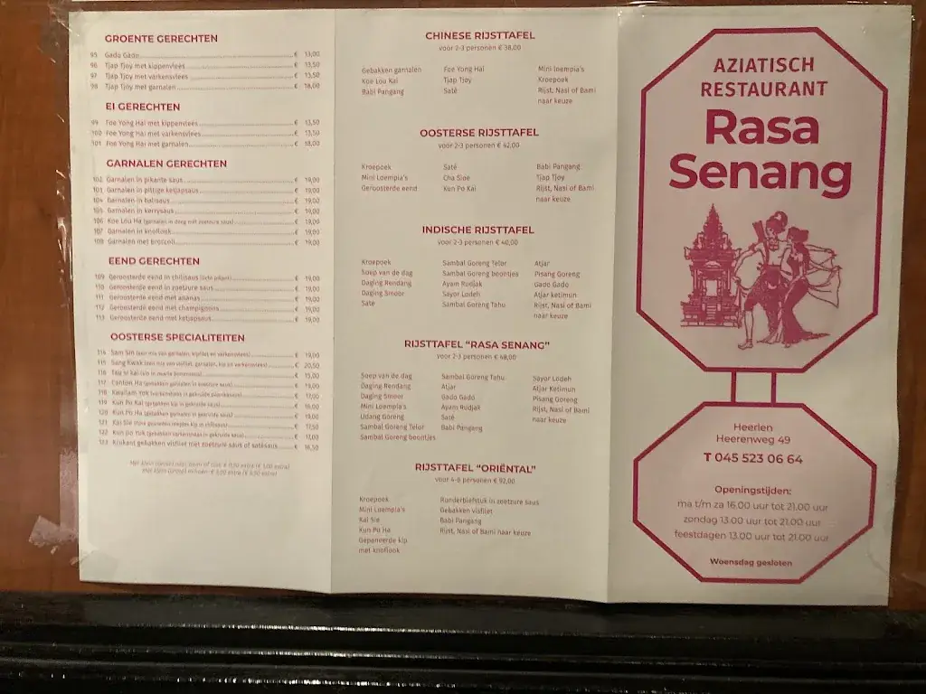 Menu_Chinees Restaurant Rasa Senang_Heerlen_imagen_1