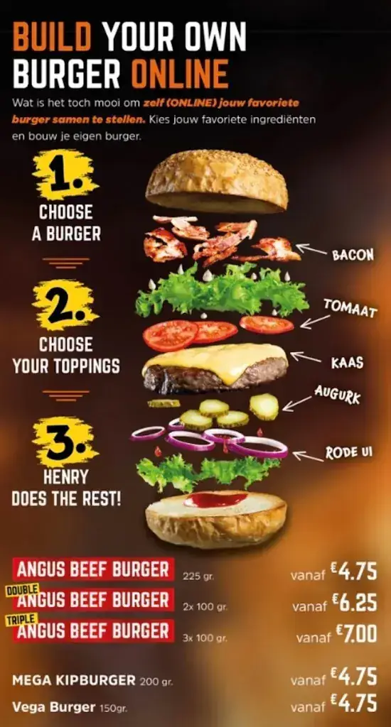 Menü_Henry's Burgers_Nieuw-Roden_Bild_1