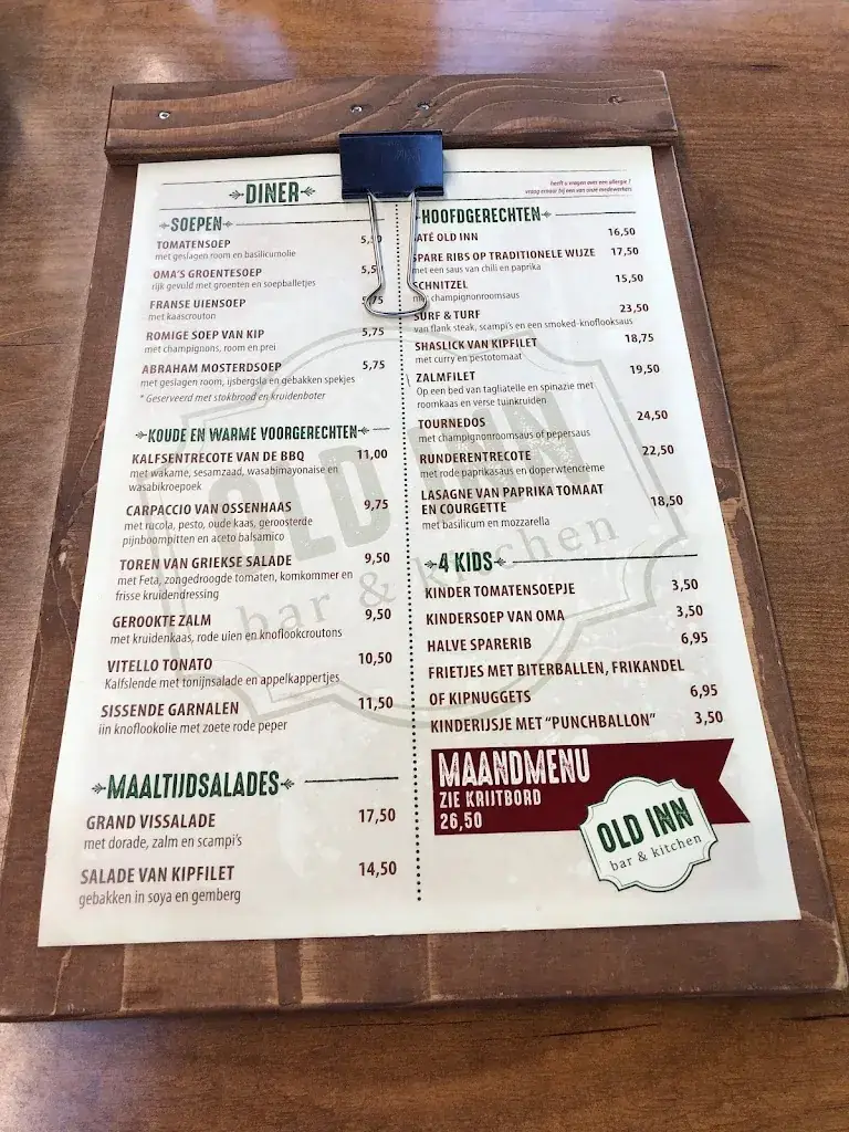 Menu_Old Inn Ottersum_Ottersum_image_3