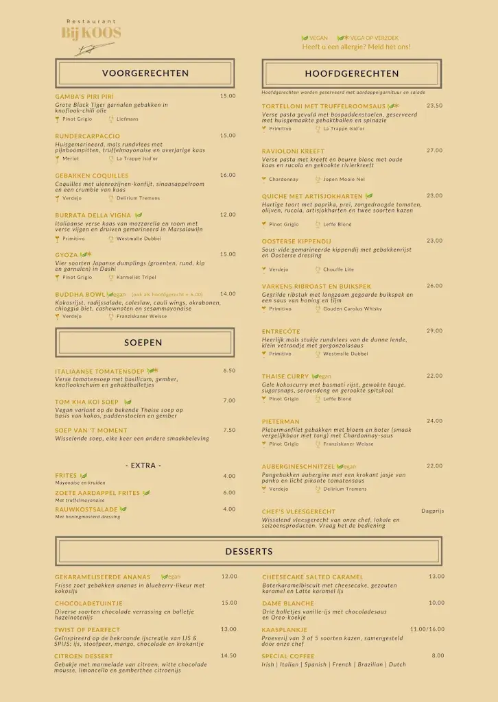 Menu_Restaurant BIJ KOOS_Ottersum_image_1
