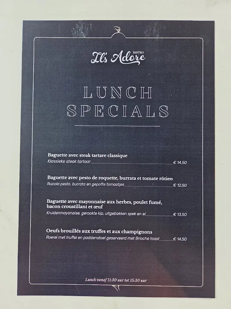 Menu_Bistro Il's Adore_Roden_image_2