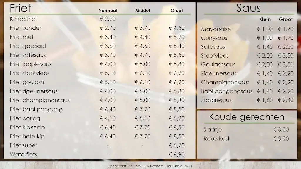 Menu_Restaria 't Spoor_Gennep_image_1