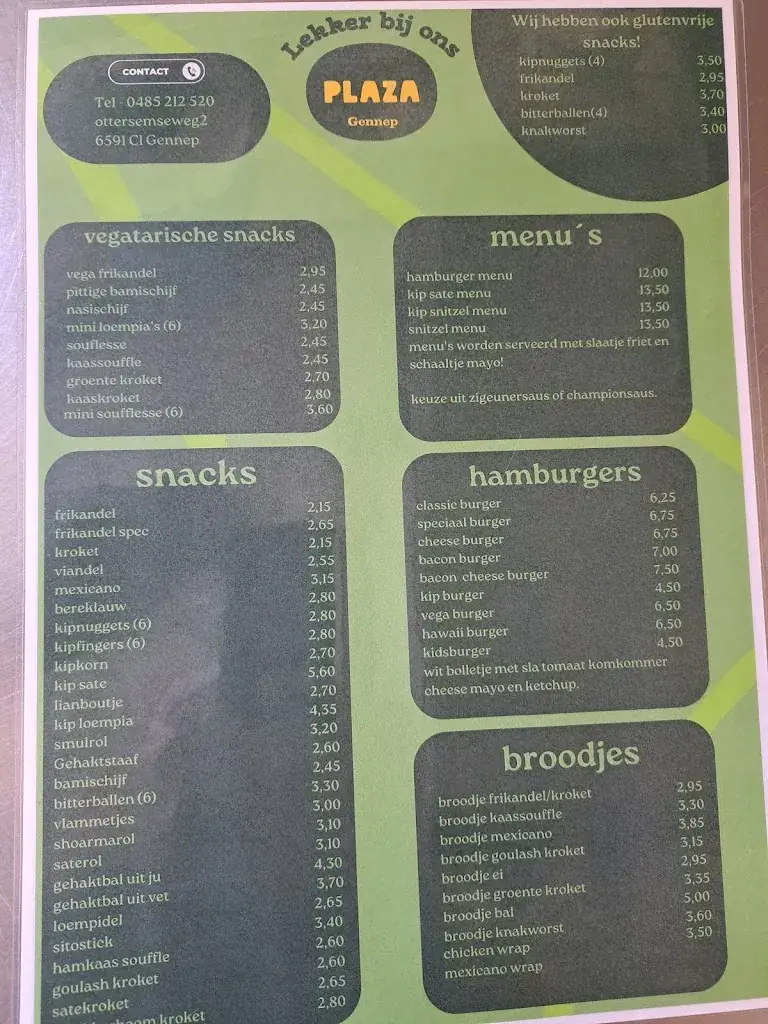 Menu_Plaza Gennep_Gennep_image_2
