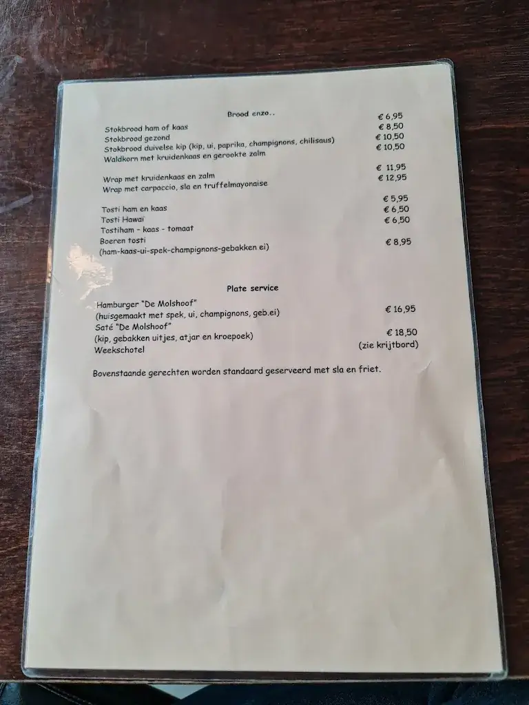 Menu_Café-Restaurant-Zaal De Molshoof B.V._Kelpen-Oler_immagine_2